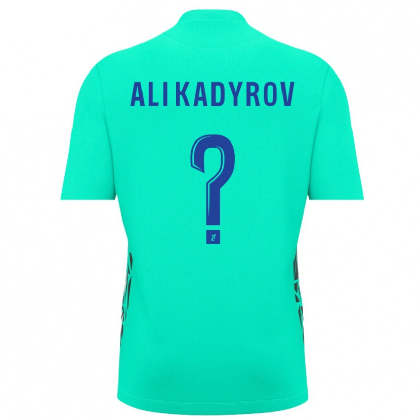 Danxen Enfant Tourpal Ali Kadyrov #0 Maillot de Gardien Bleu Aigue-Marine 2025/26 T-shirt