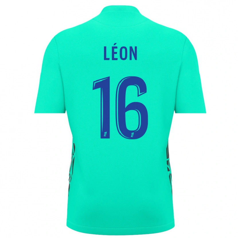 Danxen Enfant Donovan Léon #16 Maillot de Gardien Bleu Aigue-Marine 2025/26 T-shirt