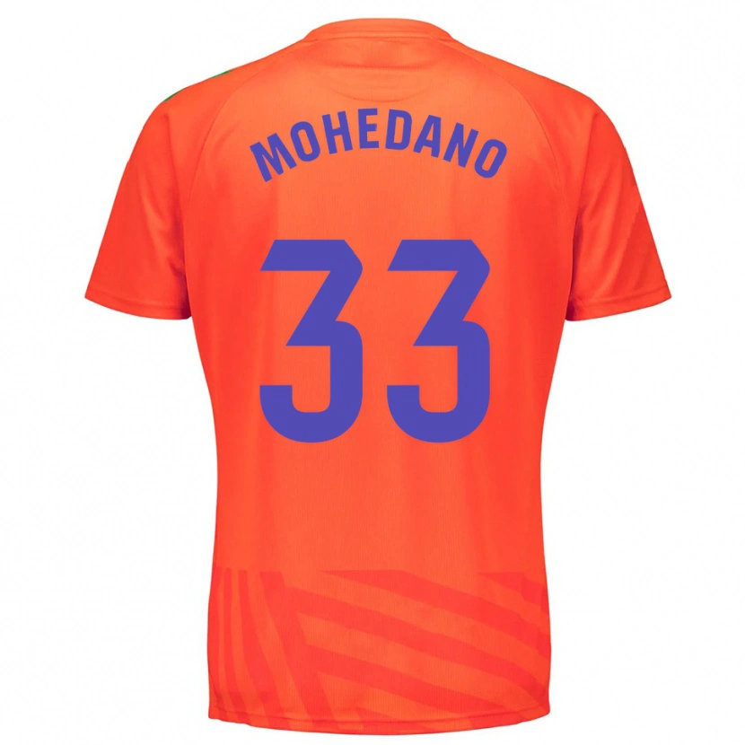 Danxen Enfant Eduard Mohedano #33 Maillot de Gardien Rouge Bleu 2025/26 T-shirt