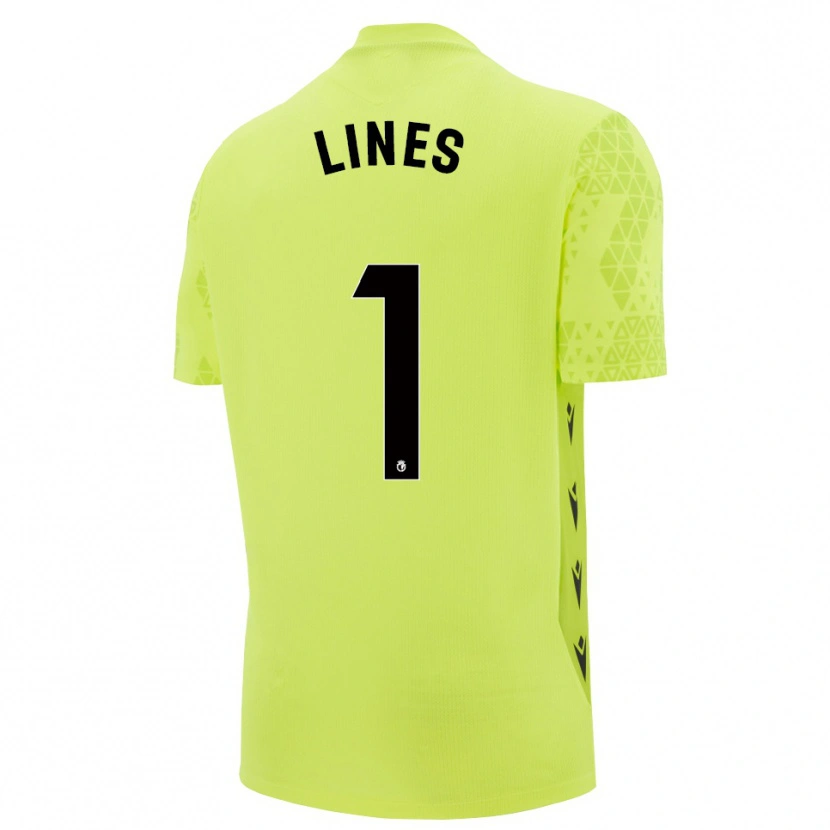 Danxen Enfant Laura Inés Aguilar #1 Maillot de Gardien Vert Jaune Noir 2025/26 T-shirt