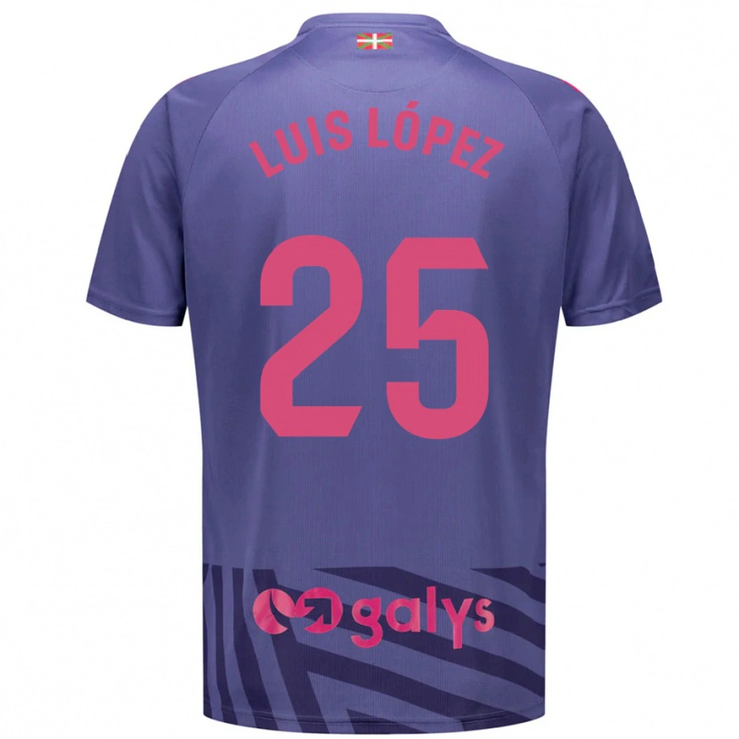 Danxen Enfant Luis López #25 Maillot de Gardien Bleu Gris Violet 2025/26 T-shirt