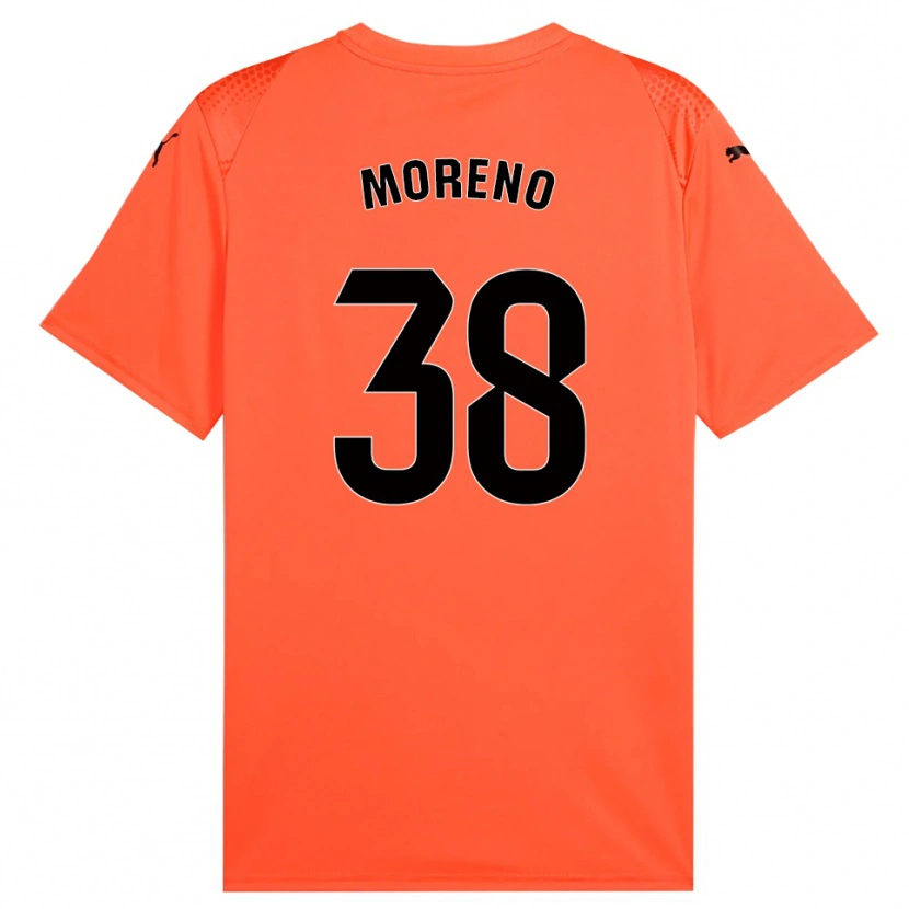 Danxen Enfant Gerard Moreno #38 Maillot de Gardien Orange Noir Rouge 2025/26 T-shirt
