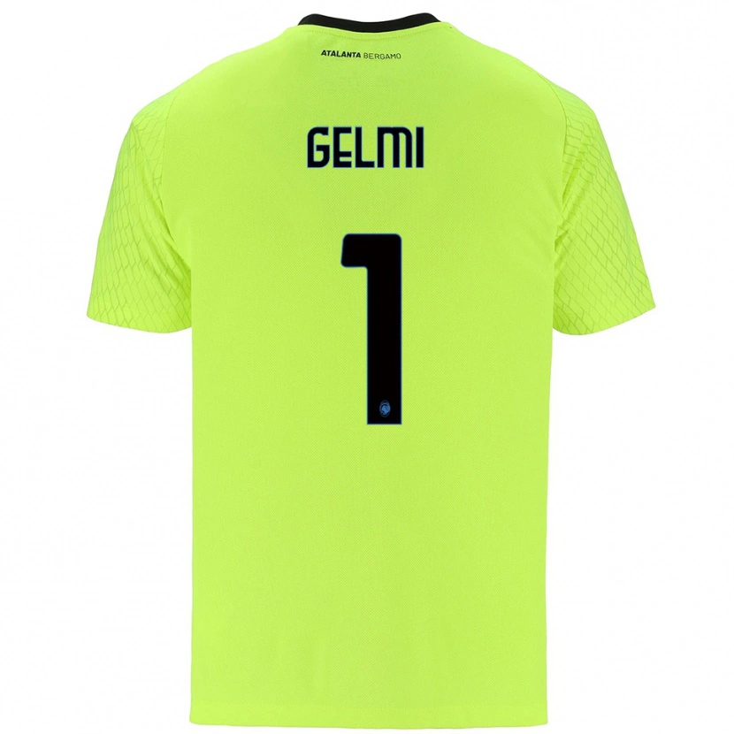 Danxen Enfant Ludovico Gelmi #1 Maillot de Gardien Vert Jaune Rouge 2025/26 T-shirt