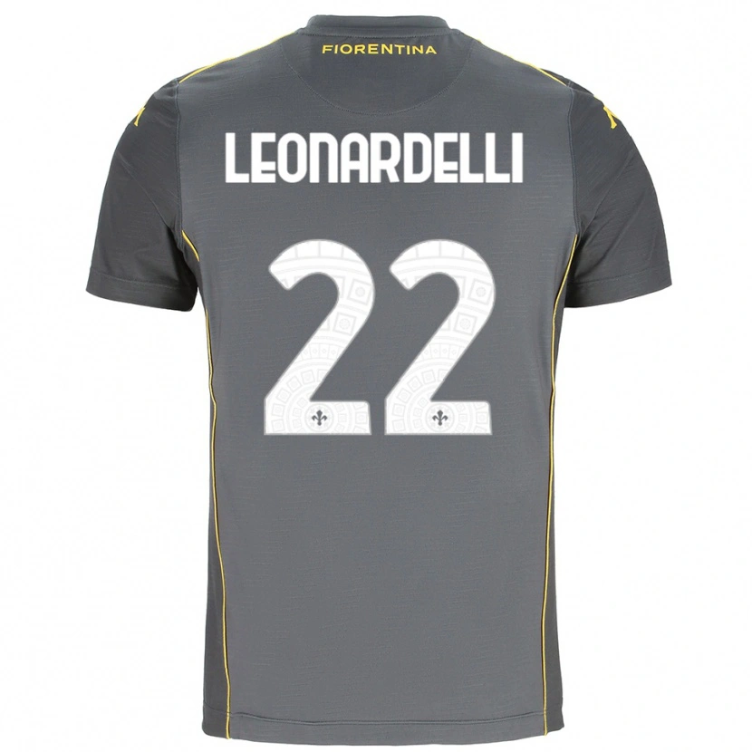 Danxen Enfant Pietro Leonardelli #22 Maillot de Gardien Gris Foncé Jaune 2025/26 T-shirt