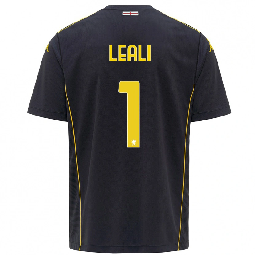 Danxen Enfant Nicola Leali #1 Maillot de Gardien Noir Jaune 2025/26 T-shirt