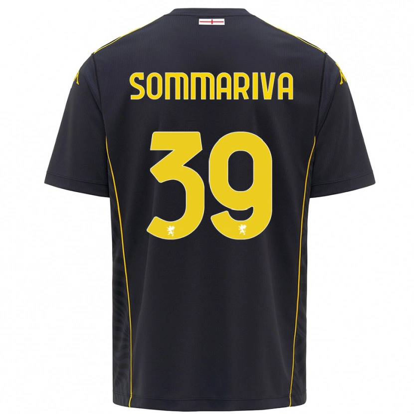 Danxen Enfant Daniele Sommariva #39 Maillot de Gardien Noir Jaune 2025/26 T-shirt