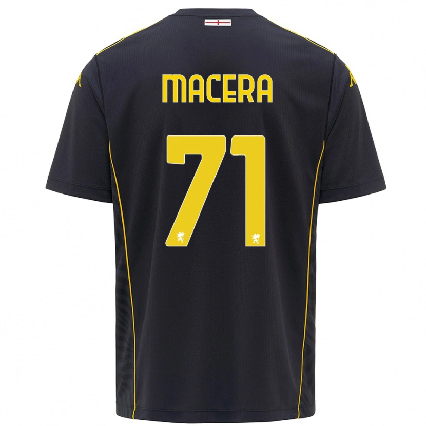 Danxen Enfant Matilde Macera #71 Maillot de Gardien Noir Jaune 2025/26 T-shirt