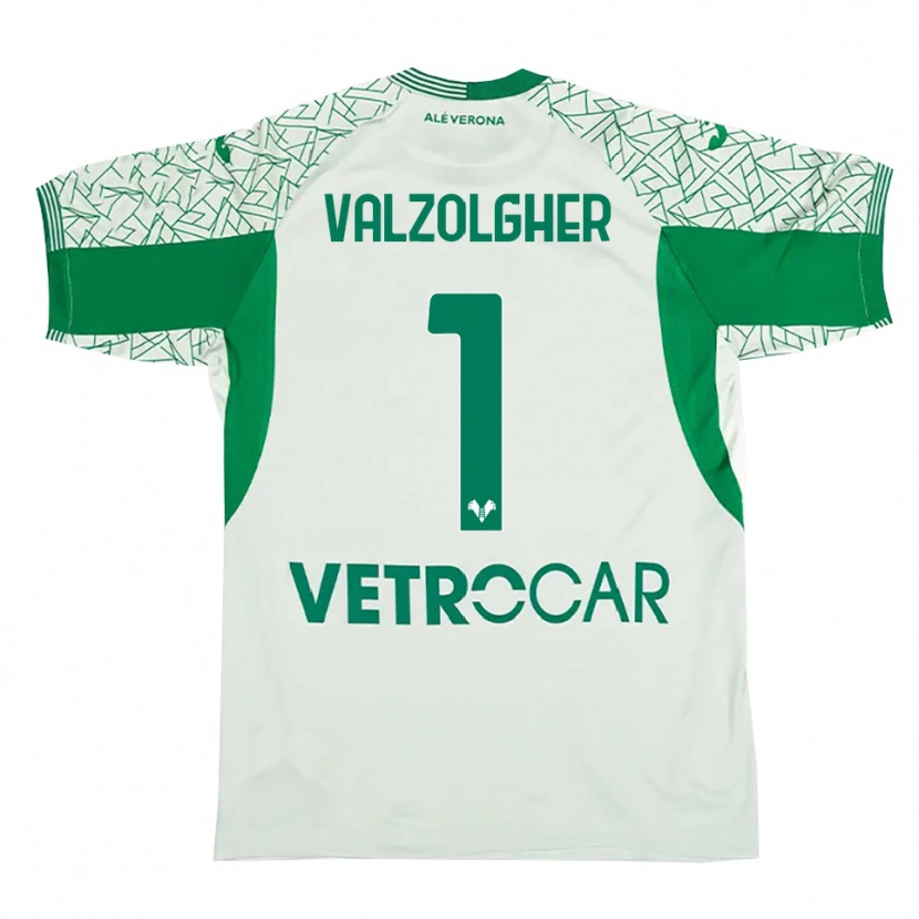 Danxen Enfant Chiara Valzolgher #1 Maillot de Gardien Vert Rouge 2025/26 T-shirt