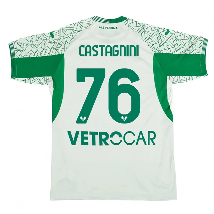 Danxen Enfant Mirko Castagnini #76 Maillot de Gardien Vert Rouge 2025/26 T-shirt