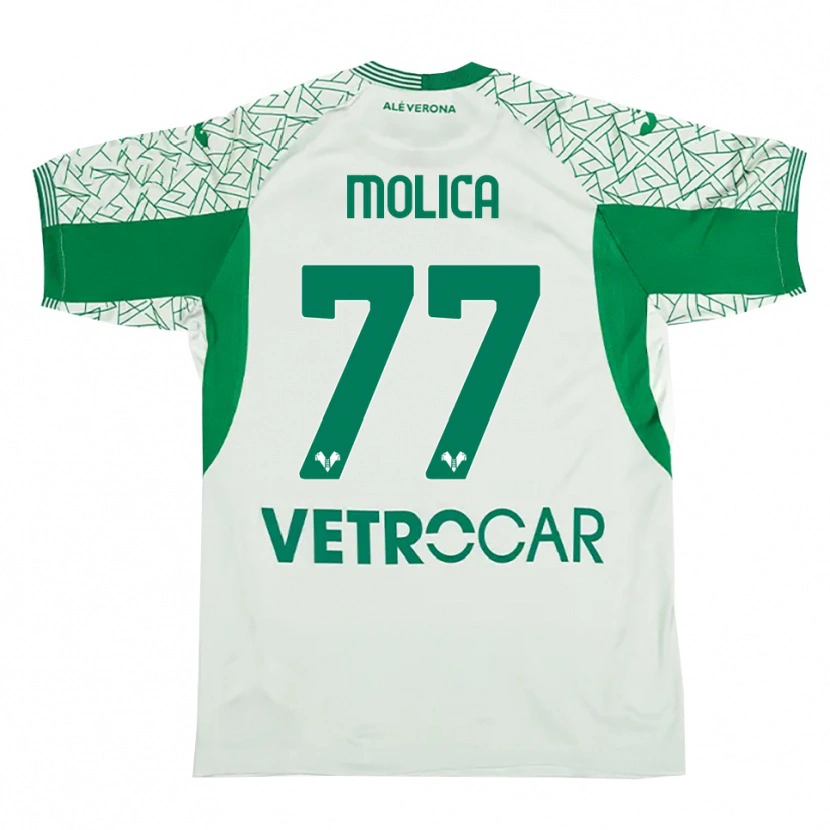 Danxen Enfant Francesco Molica #77 Maillot de Gardien Vert Rouge 2025/26 T-shirt