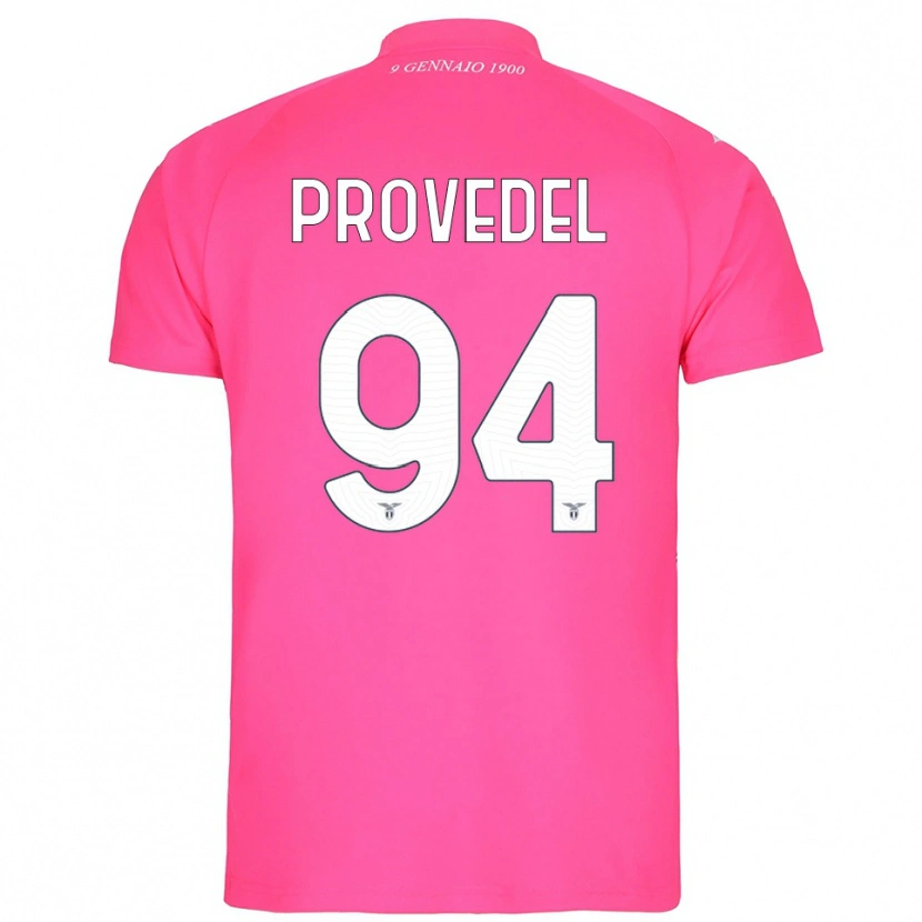 Danxen Enfant Ivan Provedel #94 Maillot de Gardien Rose Foncée 2025/26 T-shirt