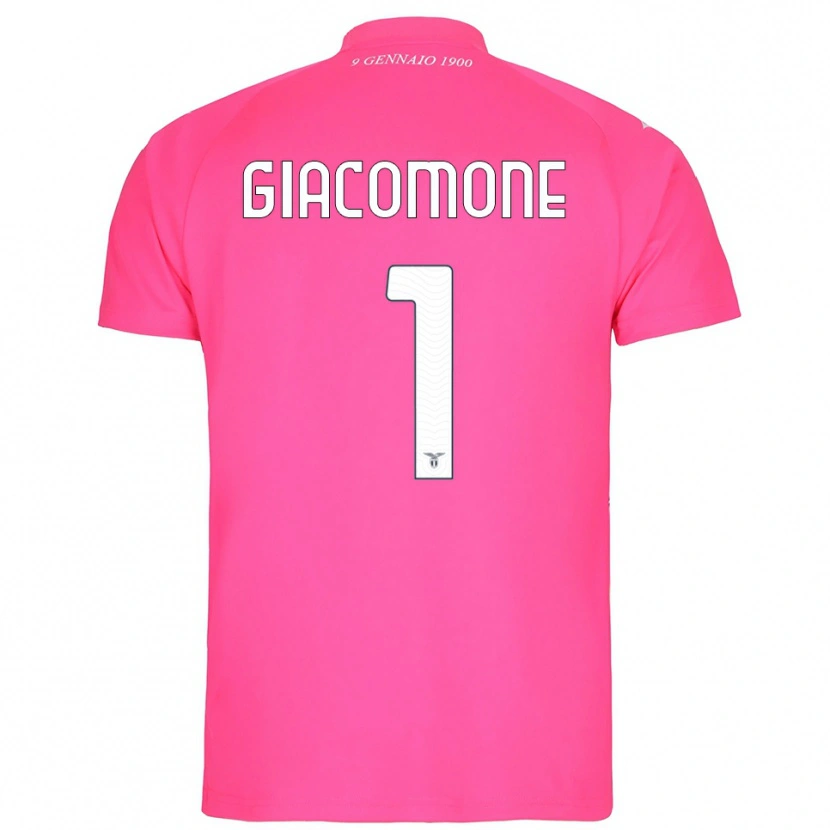 Danxen Enfant Giacomo Giacomone #1 Maillot de Gardien Rose Foncée 2025/26 T-shirt