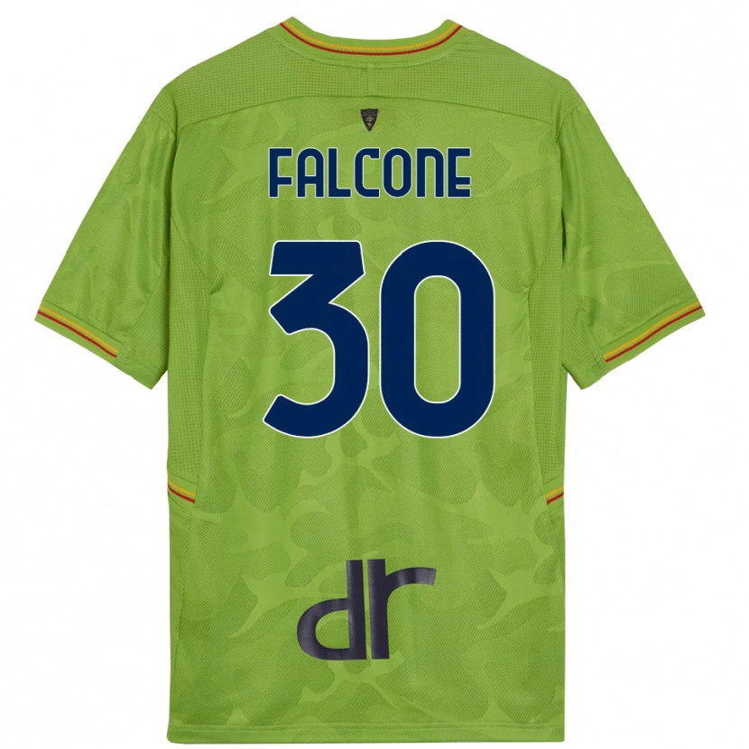 Danxen Enfant Wladimiro Falcone #30 Maillot de Gardien Vert Forêt Noir 2025/26 T-shirt