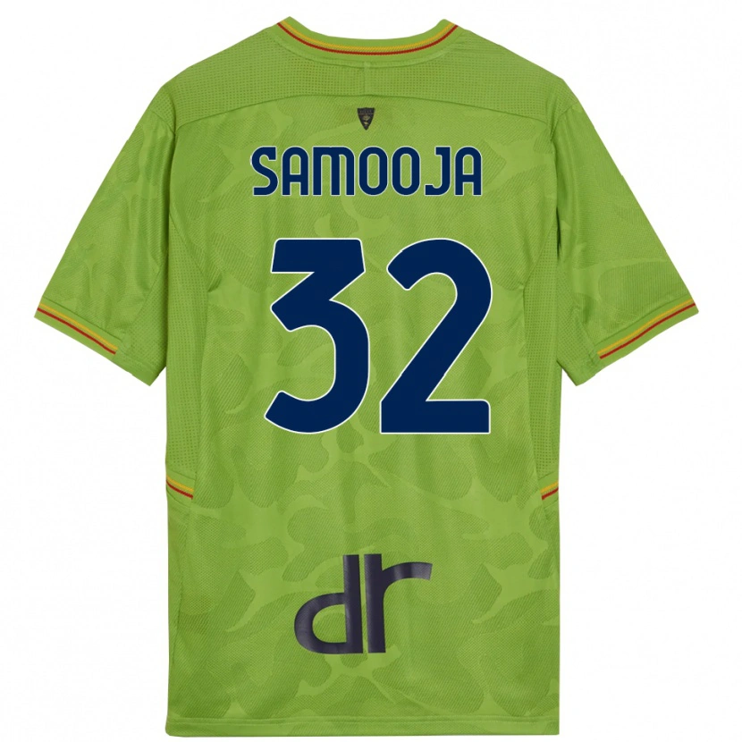 Danxen Enfant Jasper Samooja #32 Maillot de Gardien Vert Forêt Noir 2025/26 T-shirt