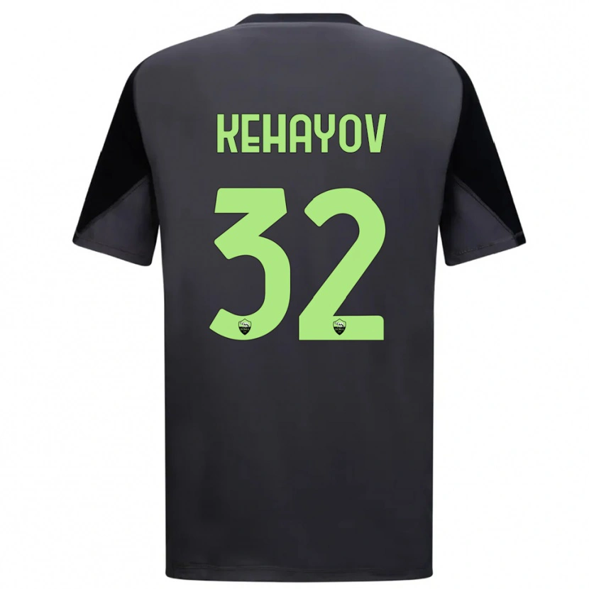 Danxen Enfant Atanas Kehayov #32 Maillot de Gardien Noir Vert Clair 2025/26 T-shirt