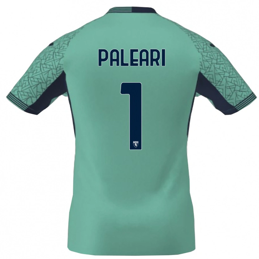 Danxen Enfant Alberto Paleari #1 Maillot de Gardien Bleu Lagon 2025/26 T-shirt