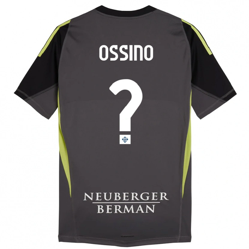 Danxen Enfant Daniel Ossino #0 Maillot de Gardien Noir Vert Clair 2025/26 T-shirt