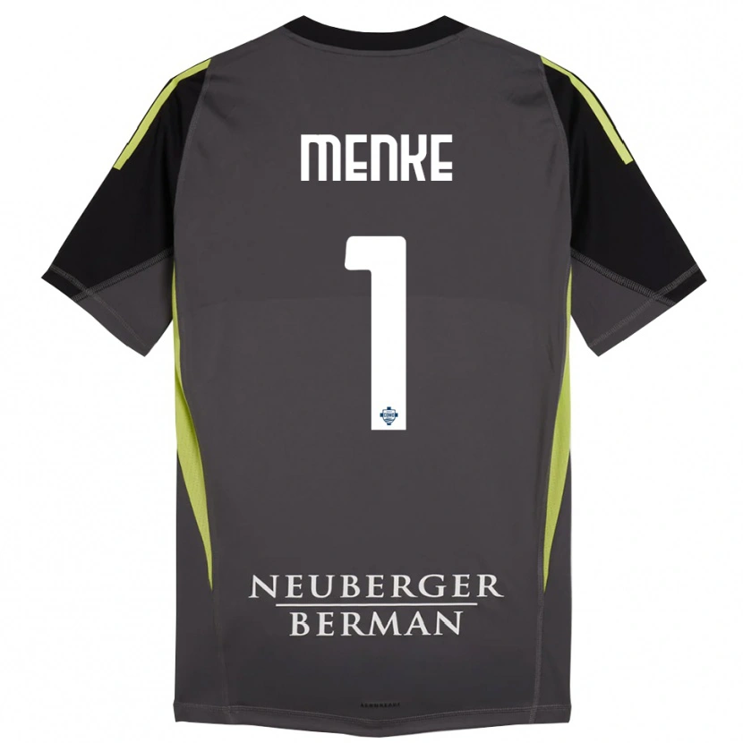 Danxen Enfant Henrique Menke #1 Maillot de Gardien Noir Vert Clair 2025/26 T-shirt