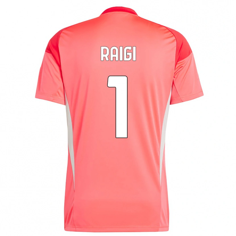 Danxen Enfant Francesco Raigi #1 Maillot de Gardien Rouge Blanc 2025/26 T-shirt