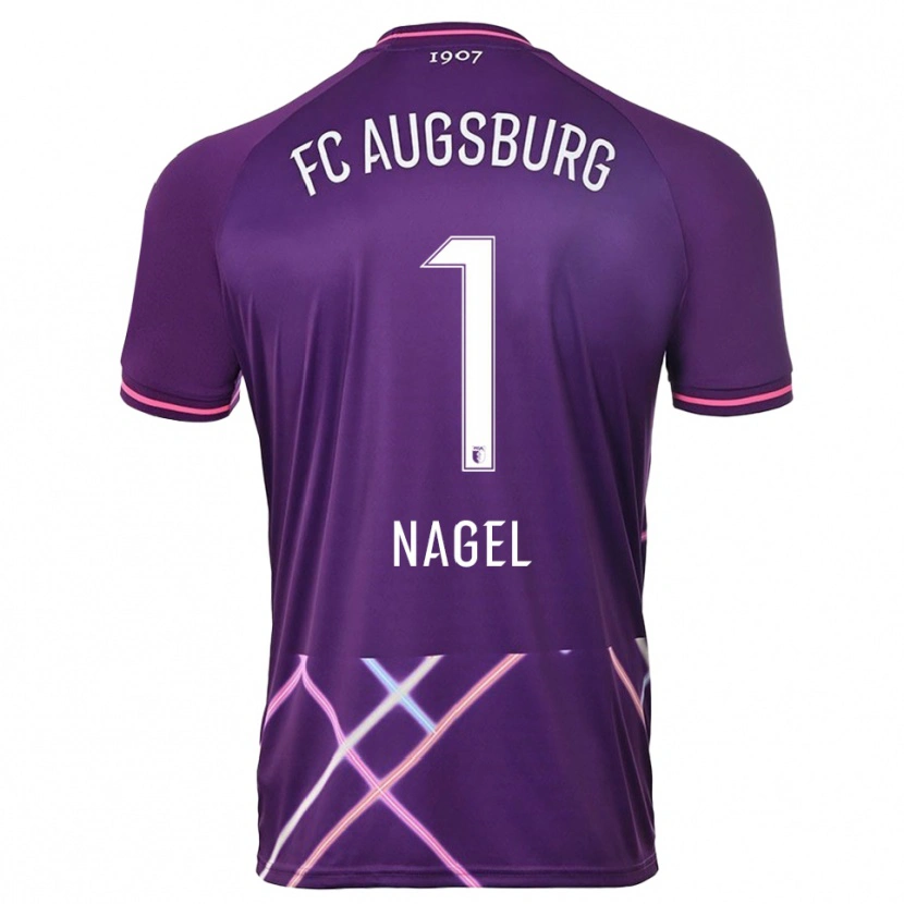 Danxen Enfant Timo Nagel #1 Maillot de Gardien Violet Rose 2025/26 T-shirt