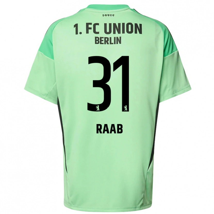 Danxen Enfant Matheo Raab #31 Maillot de Gardien Vert Clair Noir 2025/26 T-shirt