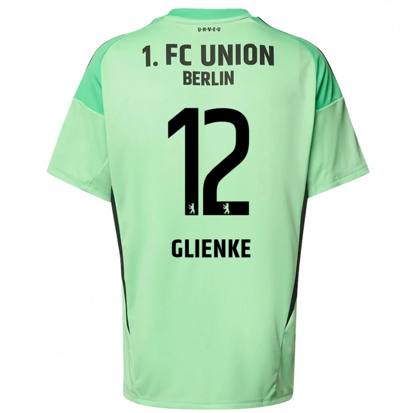 Danxen Enfant Niklas Glienke #12 Maillot de Gardien Vert Clair Noir 2025/26 T-shirt
