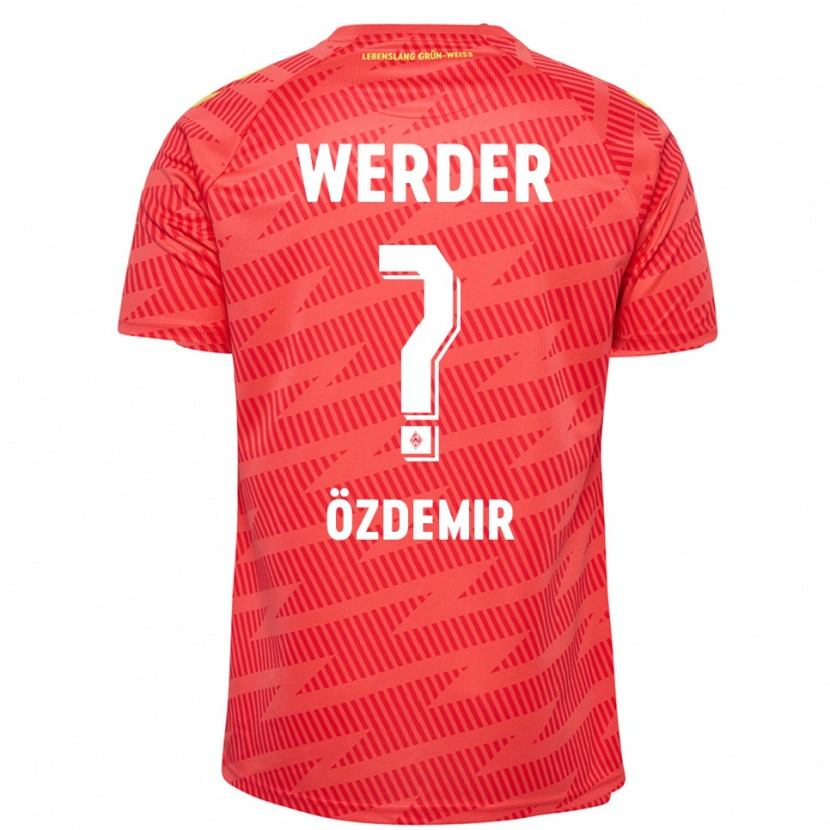 Danxen Enfant Sinem Özdemir #0 Maillot de Gardien Rouge Jaune 2025/26 T-shirt