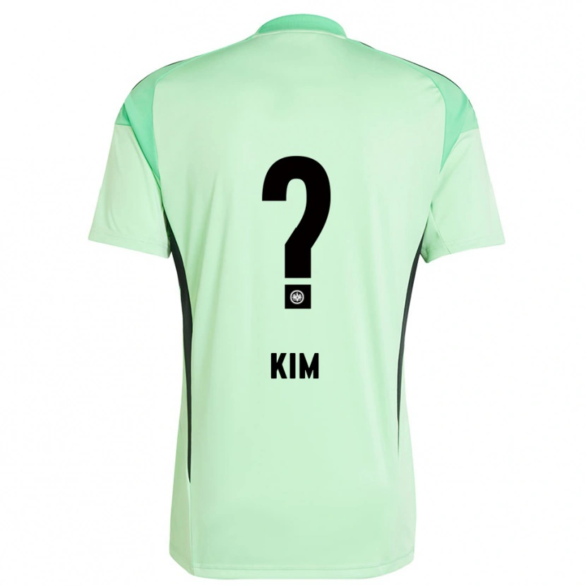 Danxen Enfant Junhyung Kim #0 Maillot de Gardien Vert Clair Noir 2025/26 T-shirt