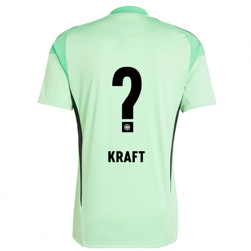 Danxen Enfant Nico Kraft #0 Maillot de Gardien Vert Clair Noir 2025/26 T-shirt