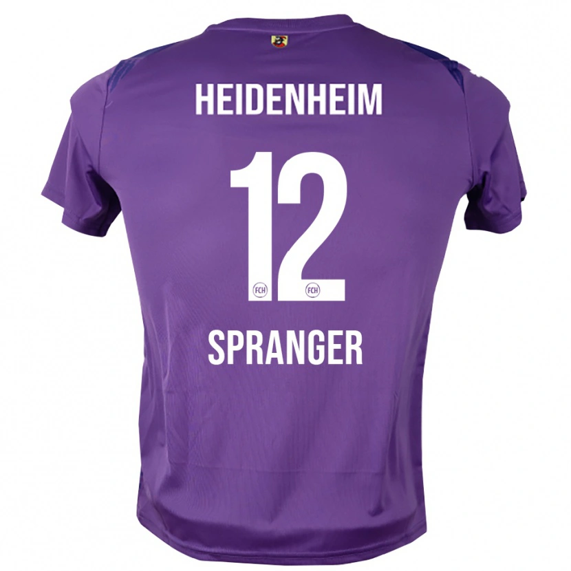 Danxen Enfant Luke Spranger #12 Maillot de Gardien Orchidée Moyenne 2025/26 T-shirt