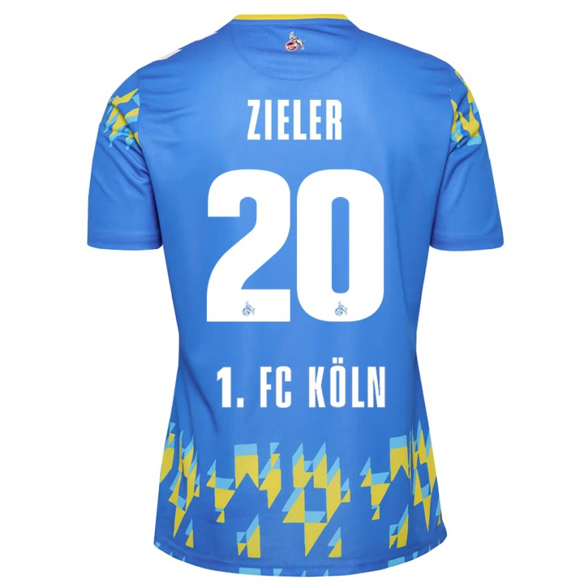 Danxen Enfant Ron-Robert Zieler #20 Maillot de Gardien Bleu Cornouiller 2025/26 T-shirt