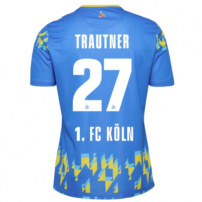 Danxen Enfant Tobias Trautner #27 Maillot de Gardien Bleu Cornouiller 2025/26 T-shirt