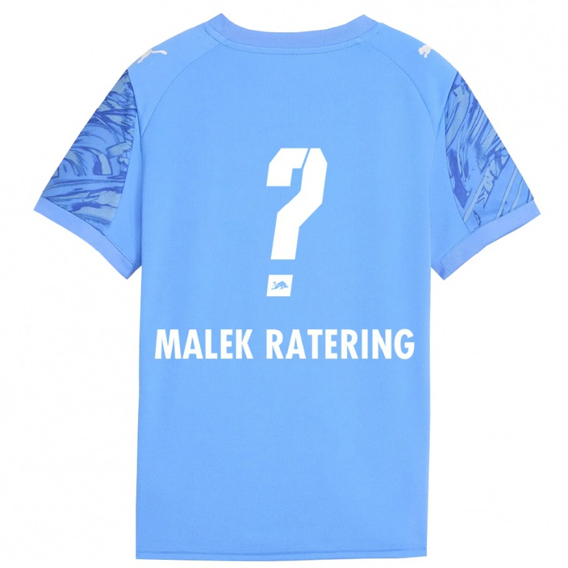 Danxen Enfant Jakob Malek Ratering #0 Maillot de Gardien Bleu Royal Rouge 2025/26 T-shirt