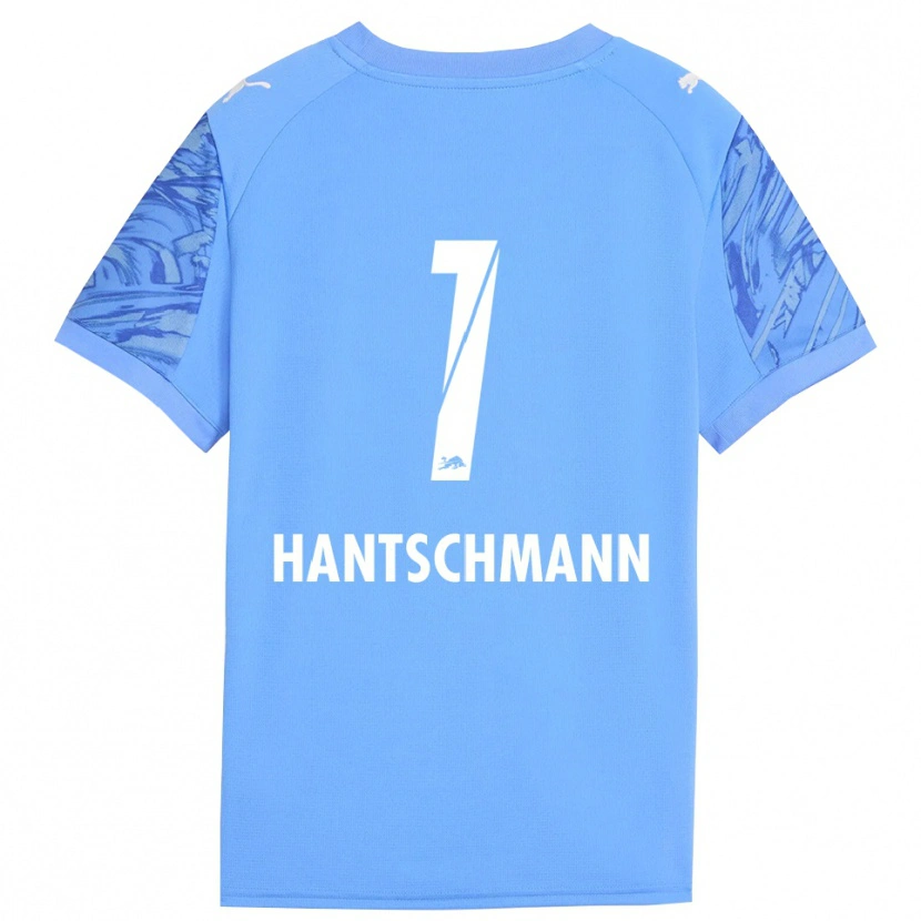 Danxen Enfant Franz Hantschmann #1 Maillot de Gardien Bleu Royal Rouge 2025/26 T-shirt