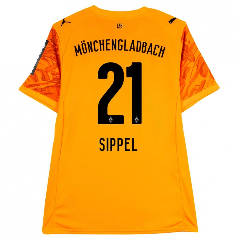 Danxen Enfant Tobias Sippel #21 Maillot de Gardien Orange Jaune Noir 2025/26 T-shirt
