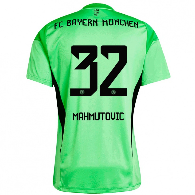Danxen Enfant Ena Mahmutovic #32 Maillot de Gardien Vert Printemps Moyen 2025/26 T-shirt