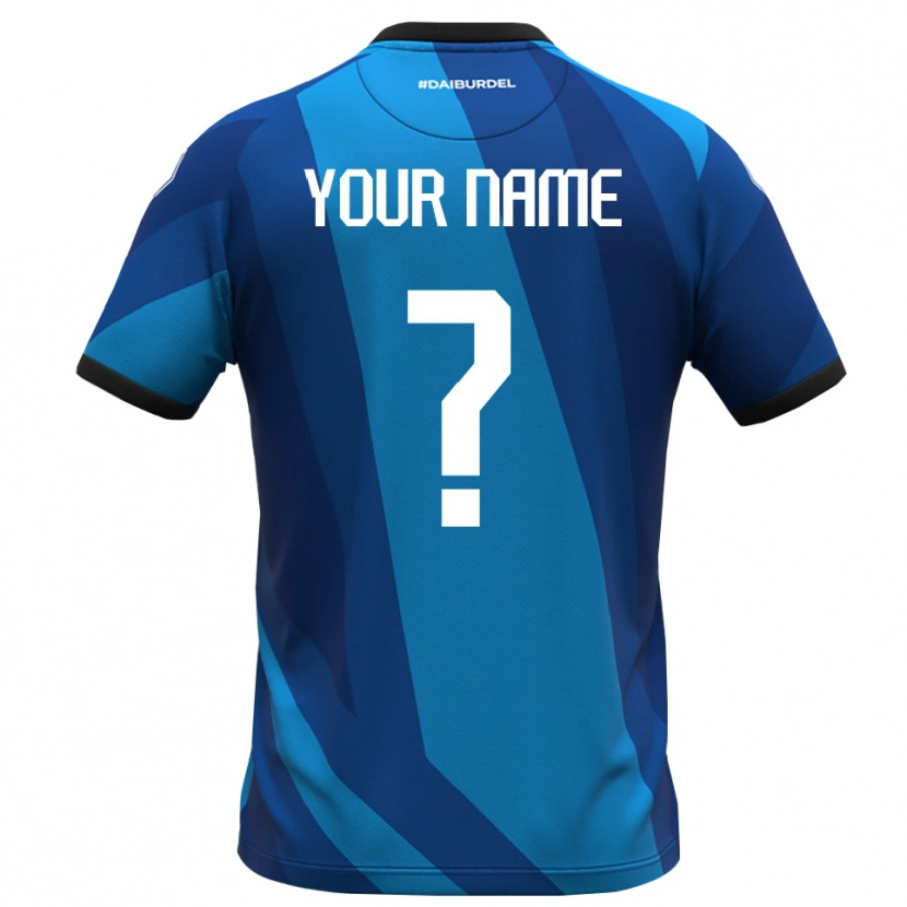 Danxen Enfant AC Cesena Maillot de Gardien Bleu Royal Orange 2025/26 T-shirt