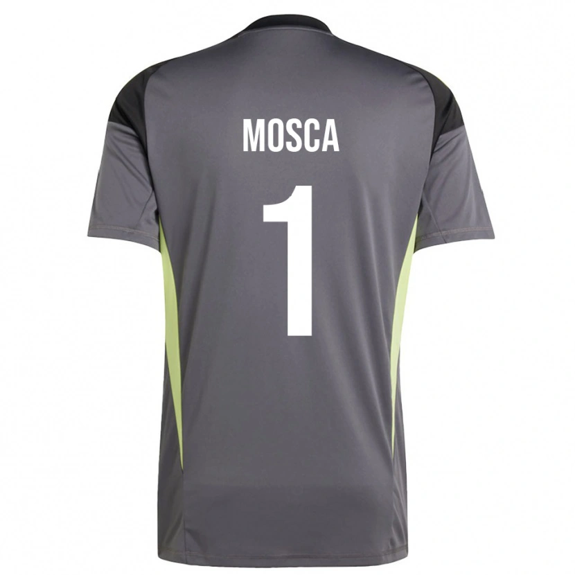 Danxen Enfant Lorenzo Mosca #1 Maillot de Gardien Gris Anthracite 2025/26 T-shirt