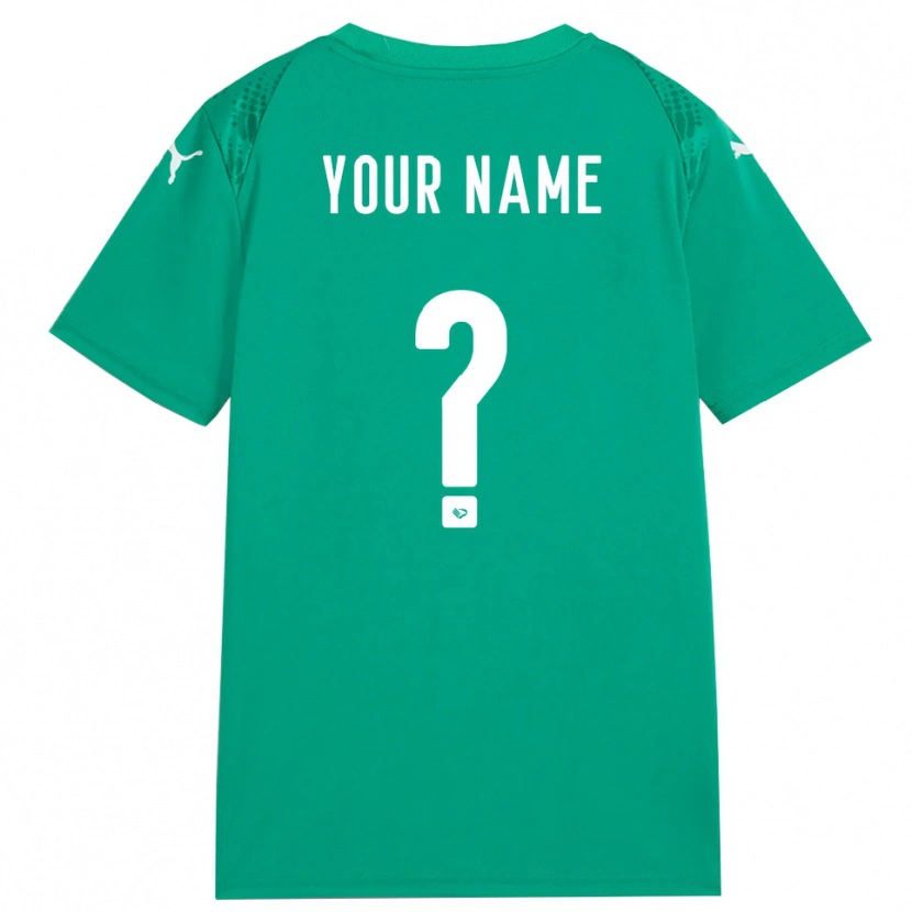 Danxen Enfant Palermo FC Maillot de Gardien Vert Marin Blanc 2025/26 T-shirt