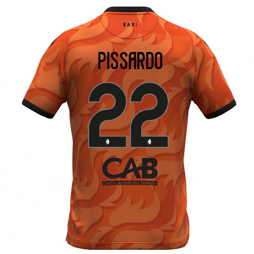 Danxen Enfant Marco Pissardo #22 Maillot de Gardien Orange Foncé Noir 2025/26 T-shirt