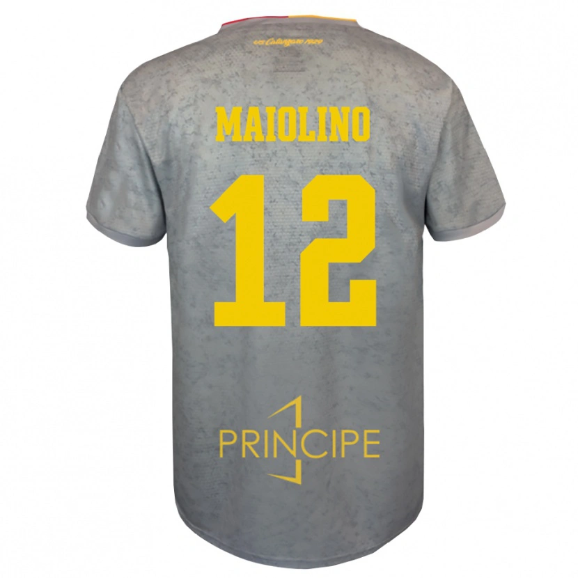 Danxen Enfant Alex Maiolino #12 Maillot de Gardien Argent Marron Sable 2025/26 T-shirt