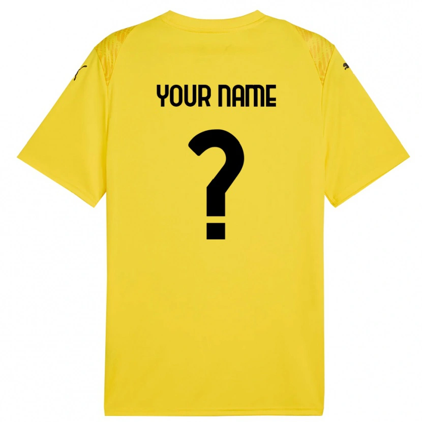 Danxen Enfant US Salernitana 1919 Maillot de Gardien Jaune Noir 2025/26 T-shirt