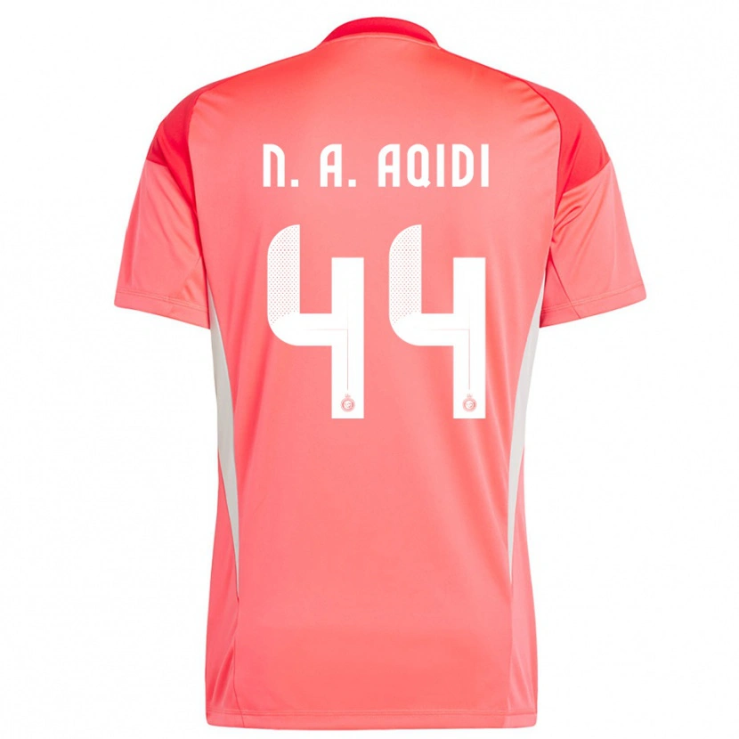 Danxen Enfant Nawaf Al-Aqidi #44 Maillot de Gardien Orange Jaune Rouge 2025/26 T-shirt
