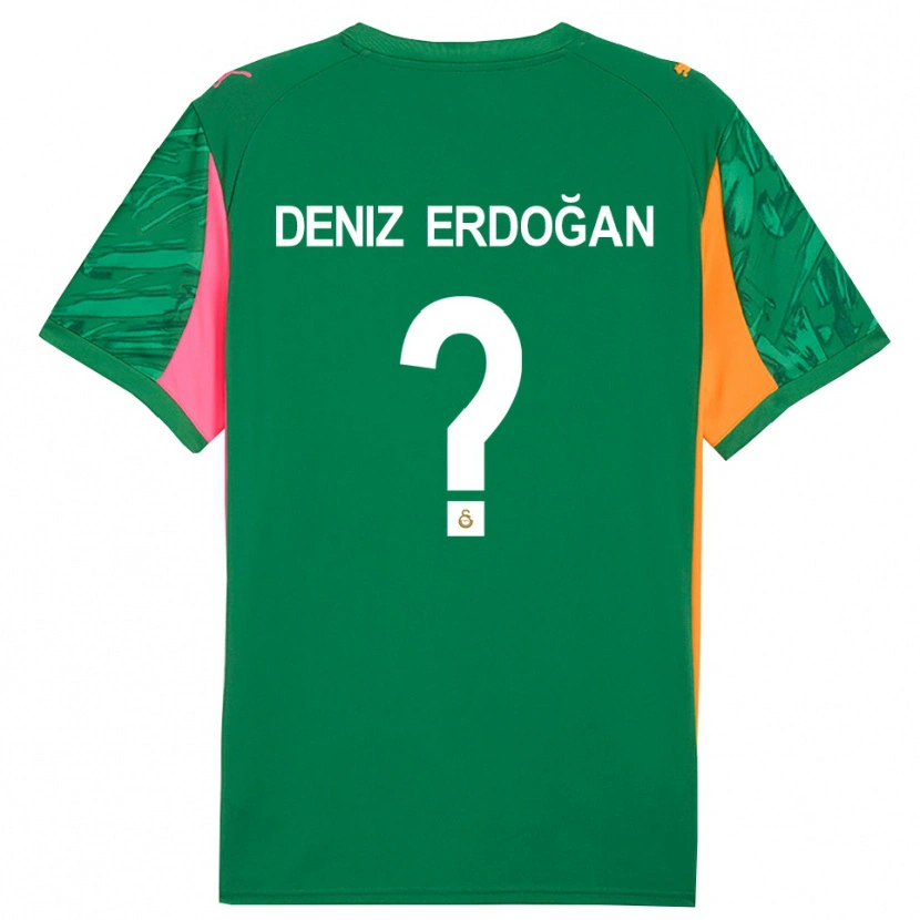 Danxen Enfant Ali Deniz Erdoğan #0 Maillot de Gardien Vert Orange Rose 2025/26 T-shirt