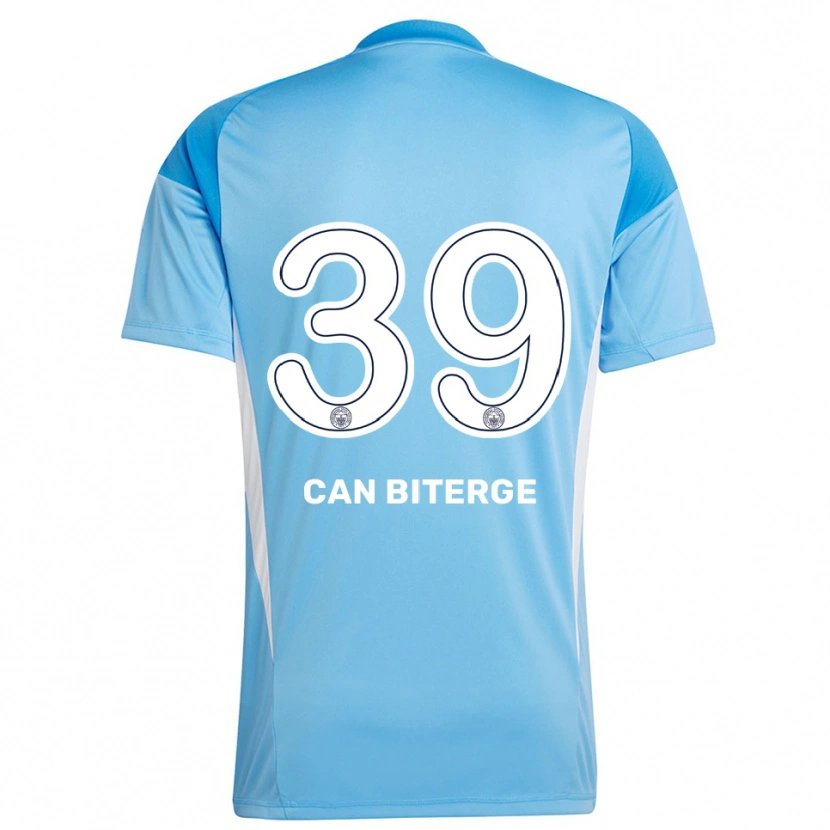 Danxen Enfant Engin Can Biterge #39 Maillot de Gardien Bleu Royal Blanc 2025/26 T-shirt