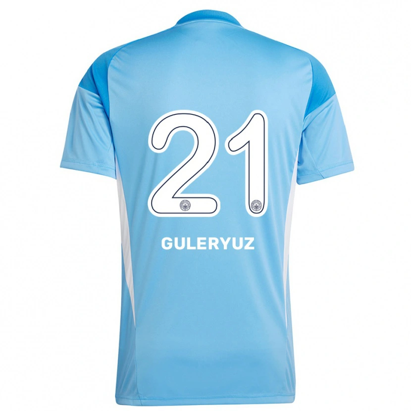Danxen Enfant Göknur Güleryüz #21 Maillot de Gardien Bleu Royal Blanc 2025/26 T-shirt