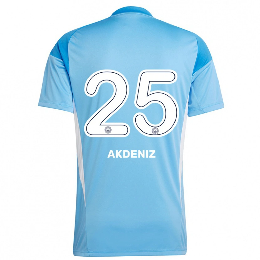 Danxen Enfant Zeynep Akdeniz #25 Maillot de Gardien Bleu Royal Blanc 2025/26 T-shirt