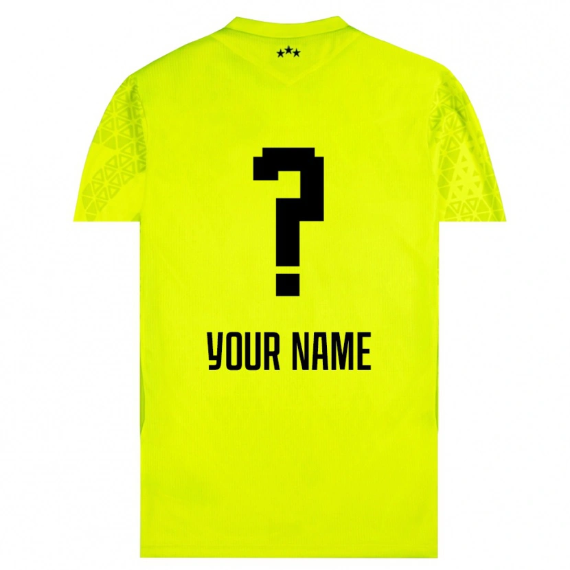 Danxen Enfant FK Crvena zvezda Maillot de Gardien Vert Jaune Noir 2025/26 T-shirt