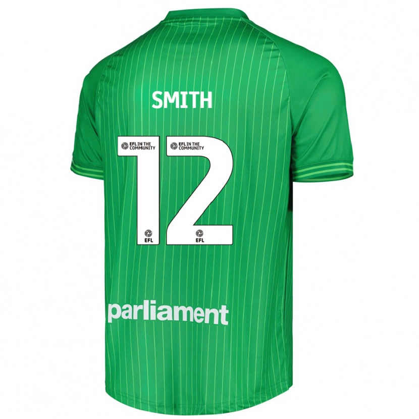 Danxen Enfant Jackson Smith #12 Maillot de Gardien Vert Citron 2025/26 T-shirt