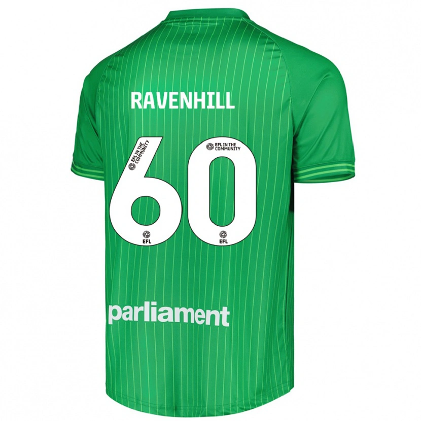 Danxen Enfant Rogan Ravenhill #60 Maillot de Gardien Vert Citron 2025/26 T-shirt